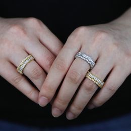 Bague en forme de cœur avec Zircon cubique irrégulier pavé, anneau de doigt plaqué or pour femmes, bijoux de mariage à la mode, nouvel arrivage