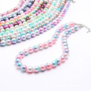 NIEUWE ARVEL FASOM MAGIC PEARL KID KINDE KLAAK MEISJES PEARL BUBCUMBUM kralen dikke ketting sieraden voor kinderen1457205