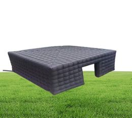 Nuevo Arriver Negro 8x8x38m Cubo negro Tienda Inflable Inflable Cubic House Square Party Building Customized3443062