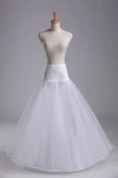 Nouveau arrive 100% de haute qualité Une ligne 1-hoop 2 couches en tulle de mariage jupon de mariée Crinolines pour robe de mariée