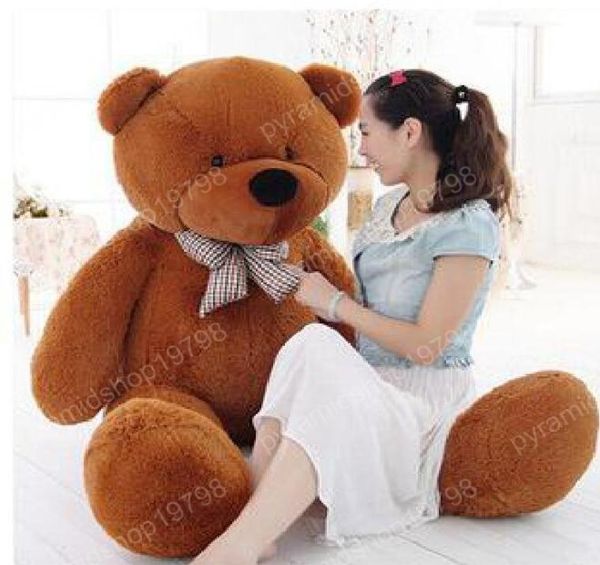 Nouvelle arrivée géante 80 cm ours en peluche peluche énorme peluche 08 m jouets en peluche cadeau de la Saint-Valentin cadeaux d'anniversaire nouvel an 039s 1507254