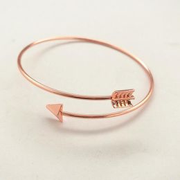 Nieuwe pijlen vorm armband vergulde armband legering open armband armbanden verstelbare armband voor vrouwen sieraden leuk cadeau
