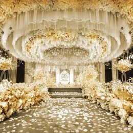 Nouvelles fleurs de cerisier artificielles mariage arc plafond Simulation fleur intérieur extérieur fleurs décoratives