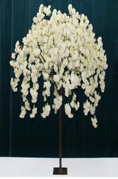 Nouvelle fleur artificielle Cherry Blossom souhaitant un arbre de Noël décor de mariage table de mariage El Store Home Affichage Cherry Tree2242378