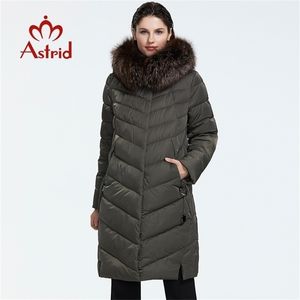 Nouvelle Astrid Winter Arrivée Down Veste Femme avec un col de fourrure Vêtements amples Qualité Femmes Manteau d'hiver FR-2160 211120