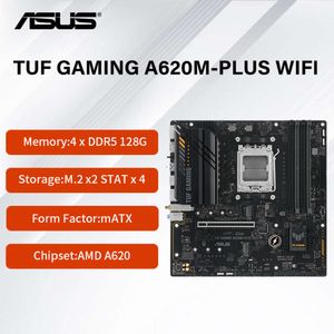 Nouveau Asus TUF GAMING A620M-PLUS WIFI AM5 carte mère Socket AM5 AMD A620 carte mère de bureau DDR5 prise en charge Ryzen 7000 série CPU