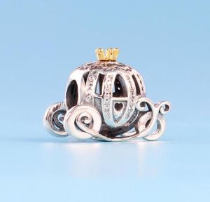 NOUVEAU AUTHENTIQUE 925 STERLING Silver Pumpkin Charm Set Original Box pour P DIY Bracelet Crystal perles Charms Classic Fashion Accessoires 5270212