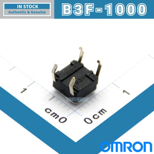 Nuevo auténtico interruptor táctil de Omron Original Japón B3F-1000 1005 1020 1022 1025 1050 1052 1055 1060 1062 1070 1072 Switches de tacto