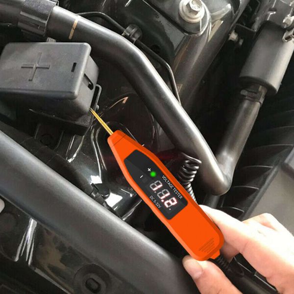 Nueva máquina de sonda de electricista automático, herramientas para coche, probador eléctrico 5V/24V/32V dca, detector de voltaje, indicador de voltaje CA, comprobar herramientas