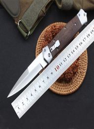 Nouveau couteau de poche automatique 7cr13mov Blade rapide couteaux pliants ouverts 58hrc extérieur de camping portable chasse tactique survie militaire 442650941