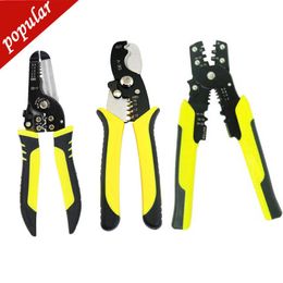 Nieuwe automatische krimpgereedschap kabeldraad stripper Peeling tang verstelbare terminal snijder draad multi-tool crimper gratis verzending