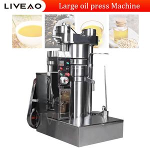 Presse à huile d'olive hydraulique automatique à grande échelle, Machine en acier inoxydable, pressoirs d'huile, nouvelle collection