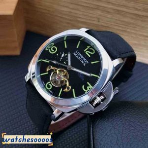 Nouvelles montres automatiques pour hommes diamètre en cuir automatique 4 8 cm de luxe étanche de luxe montre en acier inoxydable de haute qualité