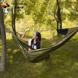 Nieuwe automatisch snel openende elastische klamboe-hangmat voor buiten kamperen anti-muggengaas