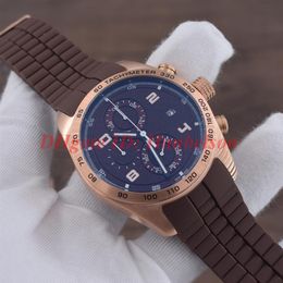 NIEUW Automatisch horloge Herenhorloges met reliëf Zwarte rand Sportmachines Beweging Luxusuhr Rubberen band metalen armband Horloges 43292x