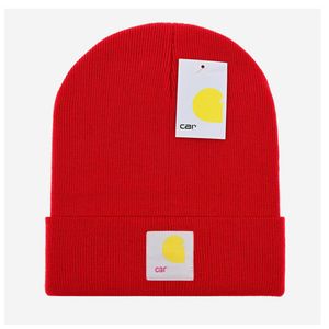 Nouveau automne et hiver Canada chapeau tricoté bonnet de luxe hommes et femmes unisexe brodé logo Carhar laine mélangée chapeaux de haute qualité en plein air chaud sans bride A-6