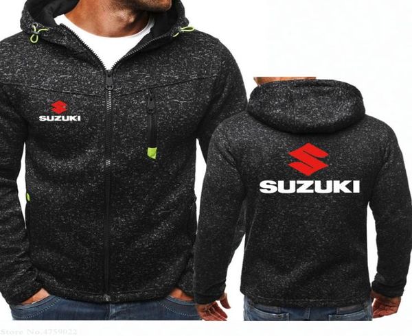 Nueva marca de primavera de otoño e invierno Suzuki Sweatshirt Men039s Soodies Coats Men Sportswear Ropa con capucha Jackets66665201