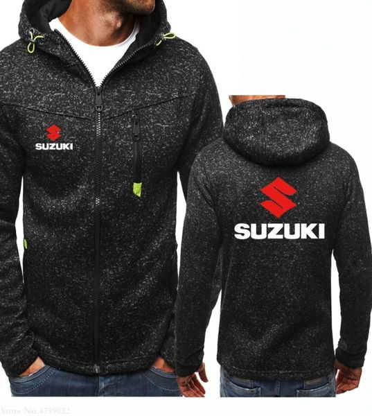 Nueva marca de primavera de otoño e invierno suzuki sudadera hombres039s capas de sudadera con capucha de ropa deportiva