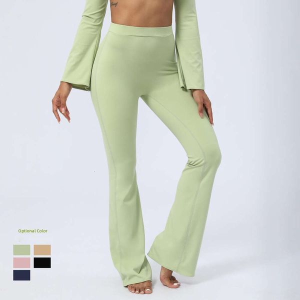 Pantalon évasé à jambes larges pour Yoga, Fitness, séchage rapide, Leggings de sport, d'entraînement de danse, pour femmes, LU-327