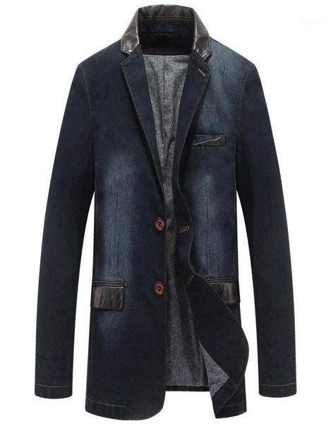 Nouveau automne veste de jean décontractée hommes Blazer Winter Suits pour hommes