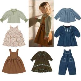 Nieuwe Herfst Kids Apo Meisjes Leuke Print Mooie Prinses Jurken Baby Kind Korea Design Mode Kleding Jurk 210317