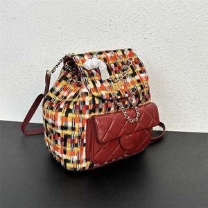 Nuevo Mochila de mujer con diseño de bolso de lujo de otoño e invierno,