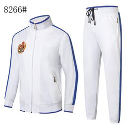 Nieuwe Herfst Heren Zweetkostuums Sets Jogger Jassen met Broek Pak Hip Hop Zwart Blauw Wit Designer Vrouwen Trainingspakken287U