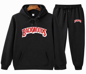 Nouveau automne d'hiver Backwoods Letters imprimé hommes femmes sweats à capuche à capuche Sweatshirt Streetwear Streetwear Pullover Custom Clothing Q0813554532