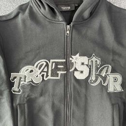Nieuwe herfst winter hardloopbroek Trapstar sportpak Widcard zip hoodie broek heren sportkleding streetwear tops