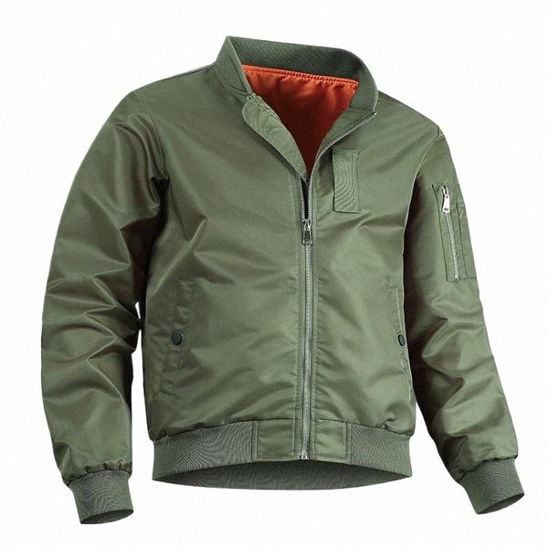 Nouveau Automne Hiver Chaud Bomber Veste Armée Militaire Rembourré Baseball Uniforme Manteaux Vol MA1 Aviateur Pilote Baseball Vestes g4Hq #