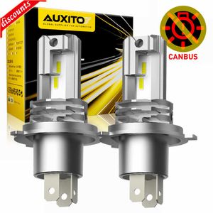 Nouveau AUXITO 1/2X H4 9003 LED Phare Ampoule CSP Sans Ventilateur Avec Canbus Haut Bas Faisceau pour Audi Honda H4 LED Phare pour Voiture Moto