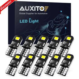 Nuevo AUXITO 10 Uds W5W T10 LED Canbus sin Error bombilla luz Interior de coche 194 lámpara de señal LED para mercedes-bens Bmw Audi Ford 6000K 12V