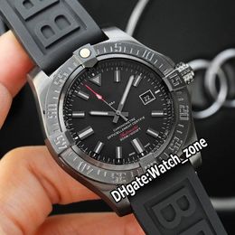 Nuevo Avenger II Blackbird A3239011 Esfera negra Miyota Reloj automático para hombre Caja de acero de titanio Correa de caucho Relojes deportivos de zafiro Watch_Zone