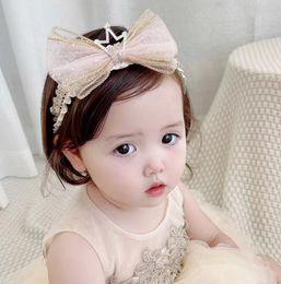 NOUVEAU BABAY BANDS BABY BOWKNOT Tiaras Hair Sticks Lace Princess Hair Accessories Fashion Infant Laciness Bows Headswear