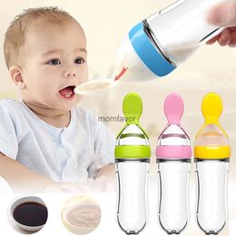 Nouveaux biberons # Cuillères pour bébé Mangeoires pour médicaments pour nouveau-nés Bouteilles en silicone Cuillères Couverts pour bébé Accessoires pour enfants Alimentation du nouveau-né