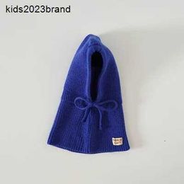 Nouveau bébé casquettes hiver filles tricoté chapeaux Super chaud coupe-vent bonnet garçons cagoule Boonets casquette