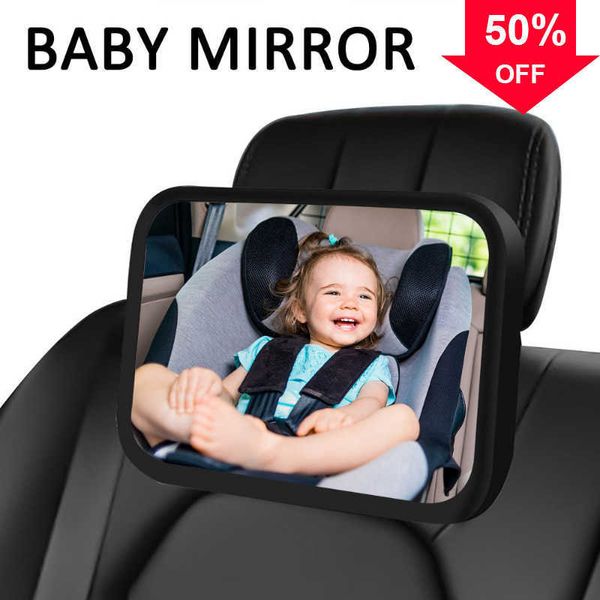 Nouveau bébé voiture miroir réglable siège arrière rétroviseur appuie-tête montage enfant enfants bébé bébé moniteur de sécurité Protection intérieur miroirs