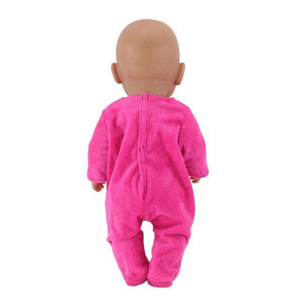 Nouveaux vêtements de poupées de bébé 43cm nés bébé poupée