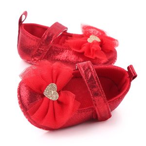 Chaussures de premiers pas souples pour bébés filles, chaussures de princesse décontractées à nœud papillon, nouvelle collection