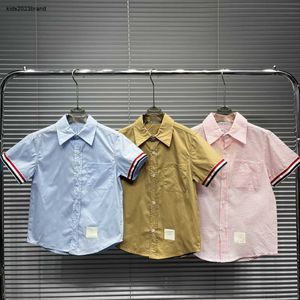 Nouveau bébé chemise à manches courtes Boys à manches t-shirts d'été T-shirt Taille 100-160 cm pour enfants vêtements enfants Blouses Dec10