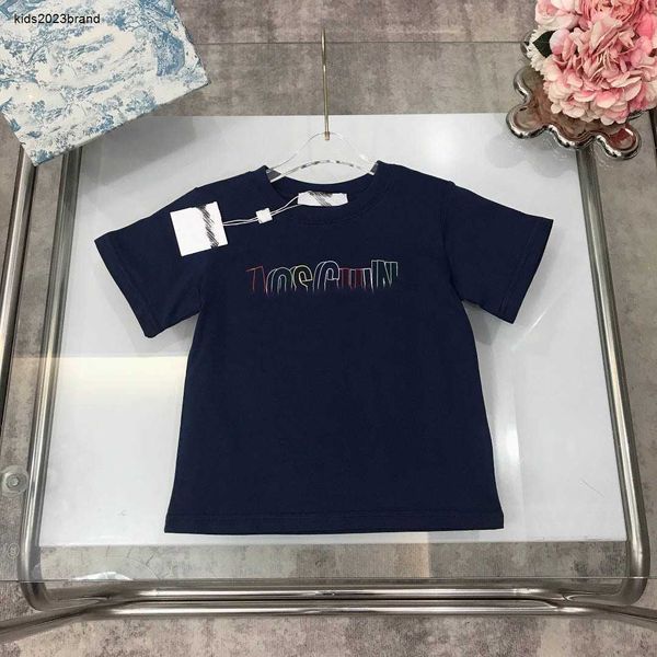 Nouveau bébé t-shirt pour enfants design vêtements multi-couleurs lettre imprimer les filles à manches courtes taille 100-150 cm garçons t-shirt d'été Tshirt 24april