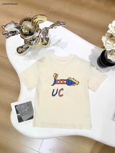 Nieuwe Baby T-shirts Draak patroon afdrukken kind tees Maat 100-150 kids designer kleding katoen jongens meisje Korte Mouw Jan20