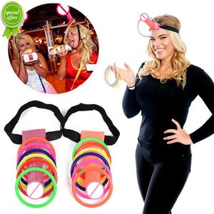 Nieuwe Bachelorette Party Funny Games Dick Heads Penis Ring Toss Hen Night Bride To Be Gift Bruids Douche Bruiloft Decoratie Benodigdheden