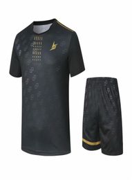 Nieuw badmintonpak heren039s en dames039s badminton-t-shirt Lin Dan dezelfde korte mouw badmintonshirt shorts4800771