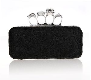 Nouveau-sac pour les embrayages de jour de fête Knuckle Boxed Crystal Clutch Cvening Bag pour les mariages HQB1716