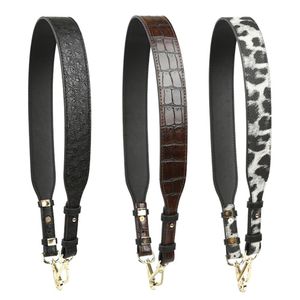 Correa de bolso nuevo, cinturón de cuero PU de piel de serpiente y leopardo para bolsos, cinturón ondulado, correa de hombro serpentina de 84-116cm, correas ajustables para mujer 1340G