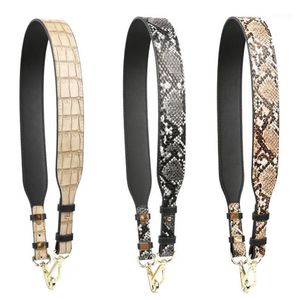 Nouveau sac sangle léopard peau de serpent PU ceinture en cuir pour sacs vague ceinture Serpentine bandoulière 84-116 cm réglable femme Straps1224Z