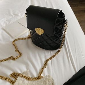 New-Bags bolso pequeño tipo cubo para mujer, bolsos de hombro, bolso cruzado para mujer salvaje 2019