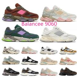 NIEUW BALAN N B N9060 Designer Running Shoes voor mannen Vrouwen 9060S Sea Salt White Blue Haze Quartz Grijze bakstenen Wood Bourgondië Zwarte Witte Trainers Heren Sports sneakers 36-45