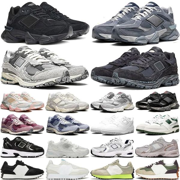 Nouveau Balanace Classic Fashion Femmes hommes Chaussures de course rose vert jaune riche paul gris gris sel de mer noir noir crème blanche entraîneurs de créateurs de plate-forme sneakers 550